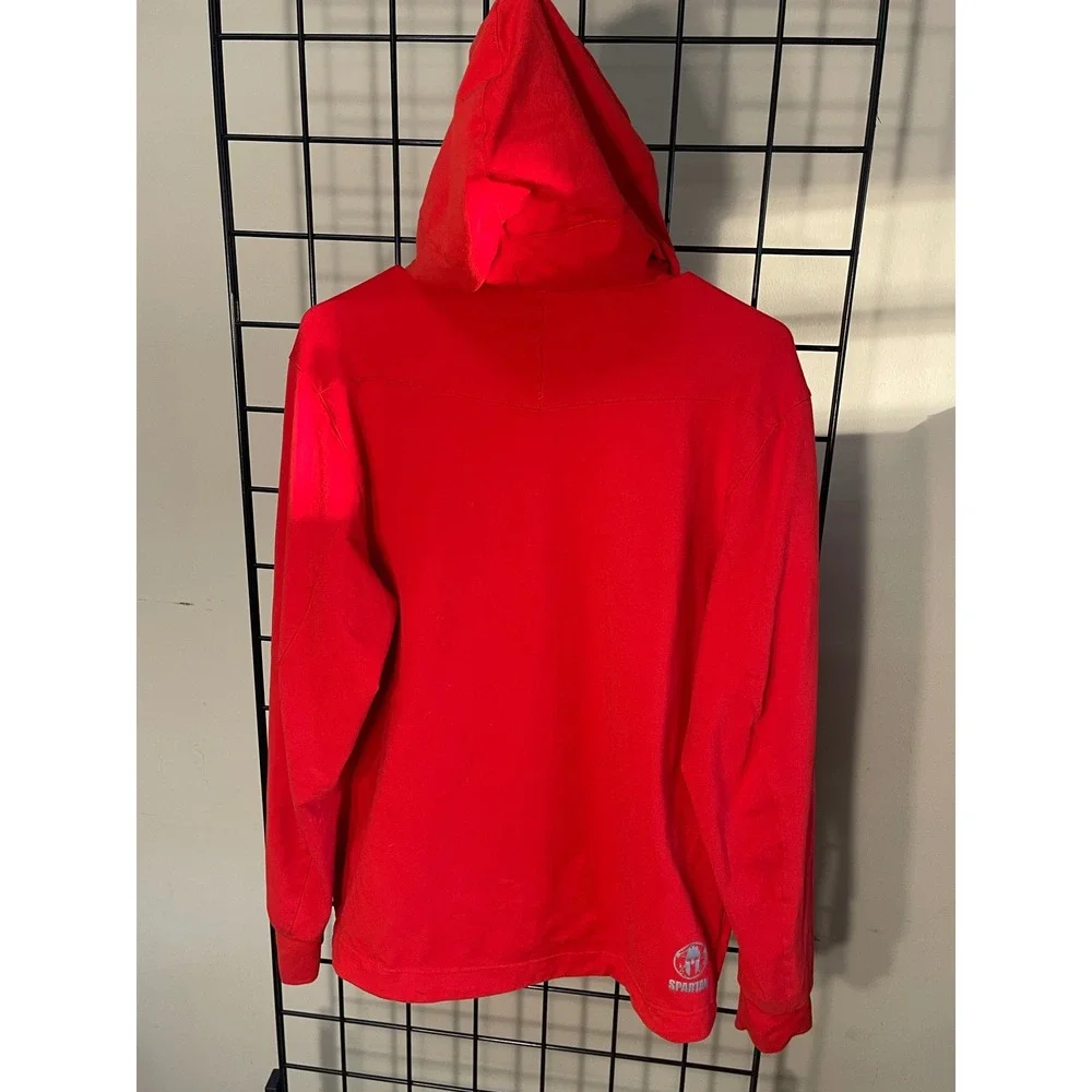 Reebok Spartan Race Mens Red Scuba Hood Training Pullover Hoodie Size M - Picture 7 of 7